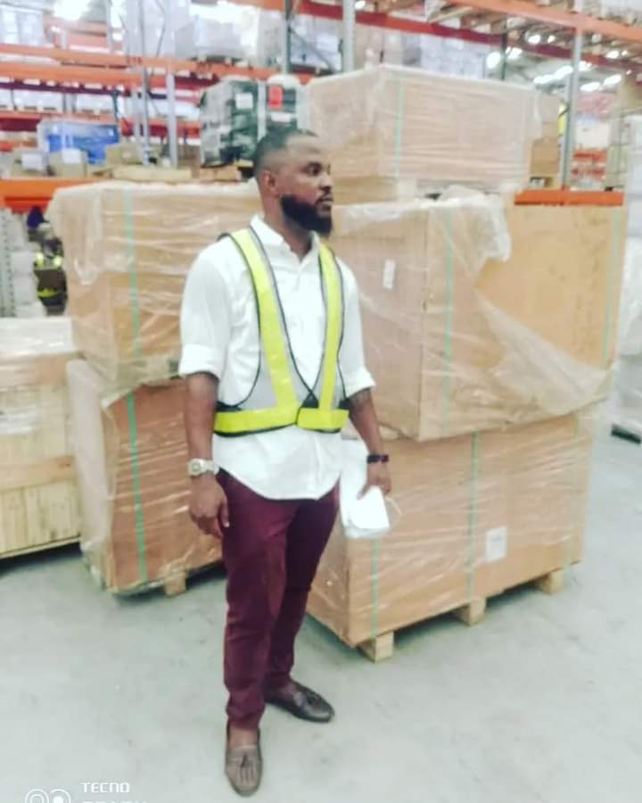 Team coordinating at port